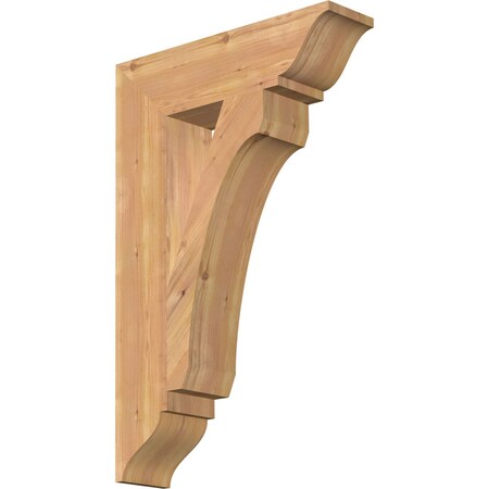 Ekena Millwork Legacy Traditional Smooth Bracket, Western Red Cedar, 5 1/2"W x 22"D x 34"H BKT06X22X34LEC01SWR